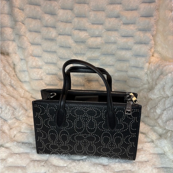 Coach Handbags - Coach Nina Tote Black and Silver